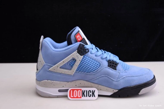 Blue JORDAN CT8527-400 AIR 4 University 0731